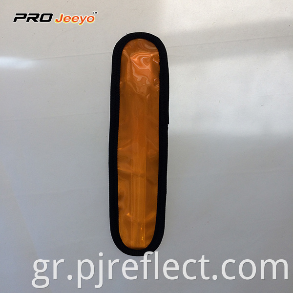 Reflective Elastic Orange Pvc Safety Flashlight Armband Wb Kou001 1